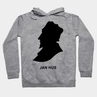 The Silhouette Christian reformer and preacher Jan Hus Hoodie